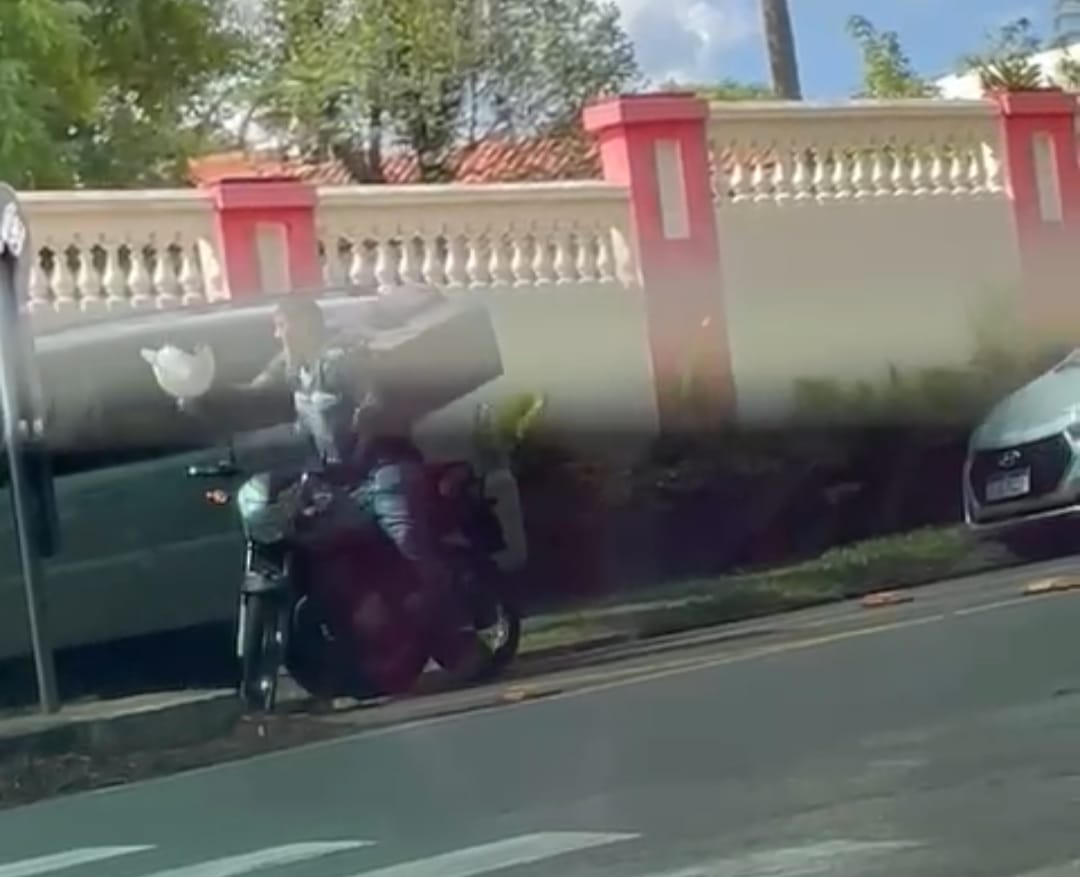 Vídeo Briga entre motorista e motoboy tem agressões atropelamento e